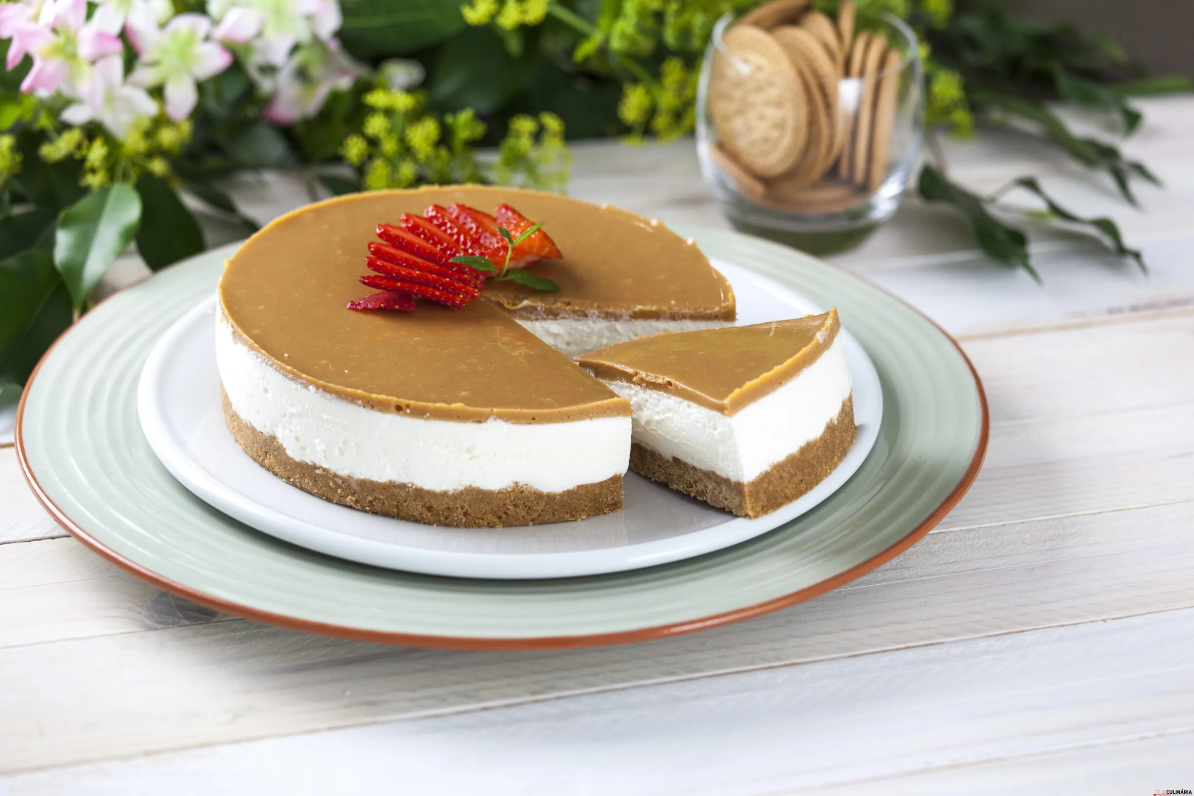 Cheesecake de leite condensado