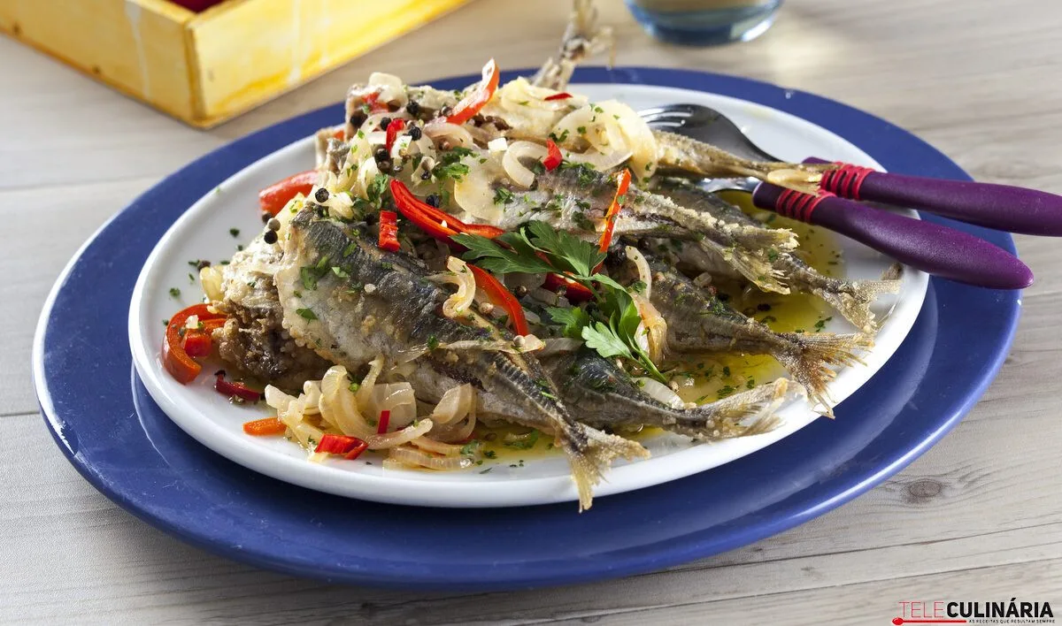 Carapaus de escabeche deliciosos