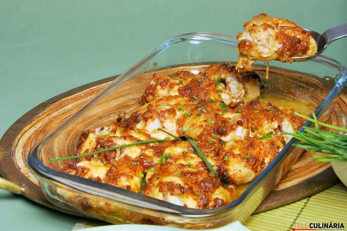 Asas de frango no forno