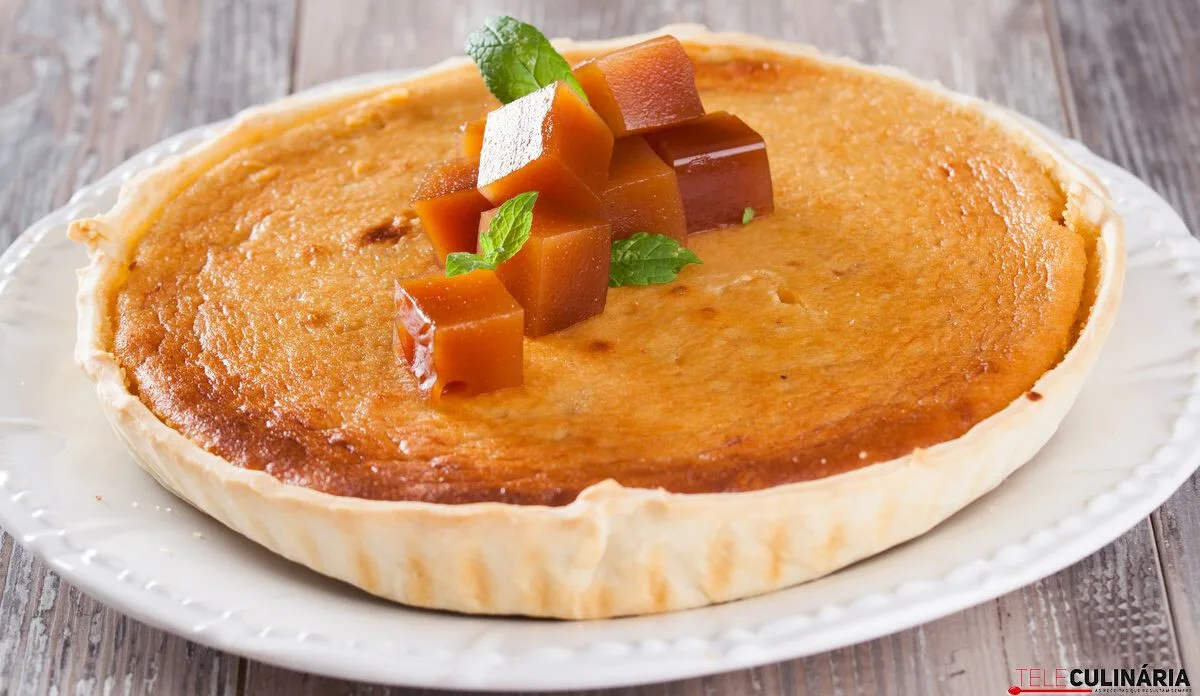 Tarte de marmelada e amêndoa