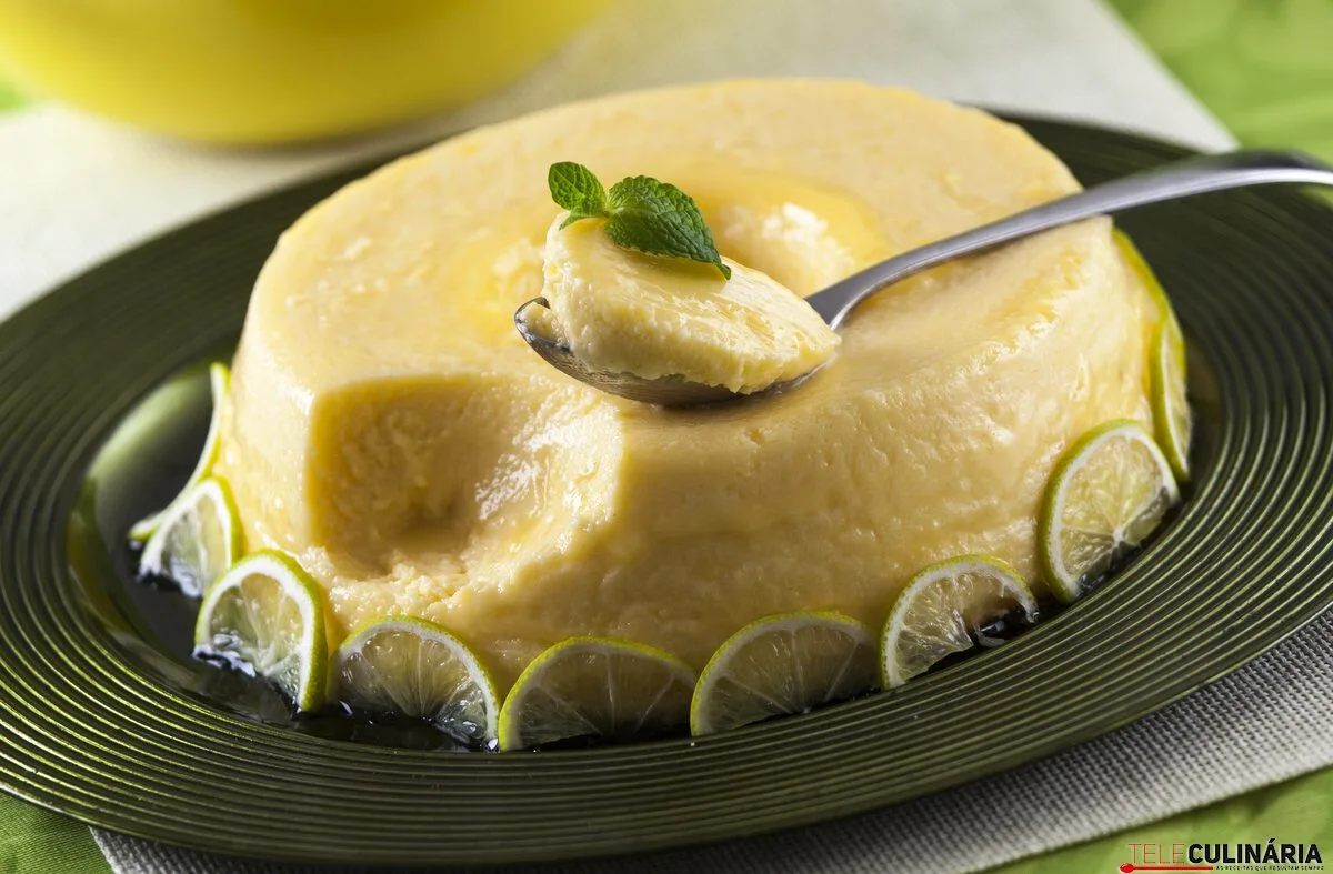 Pudim fácil de limão