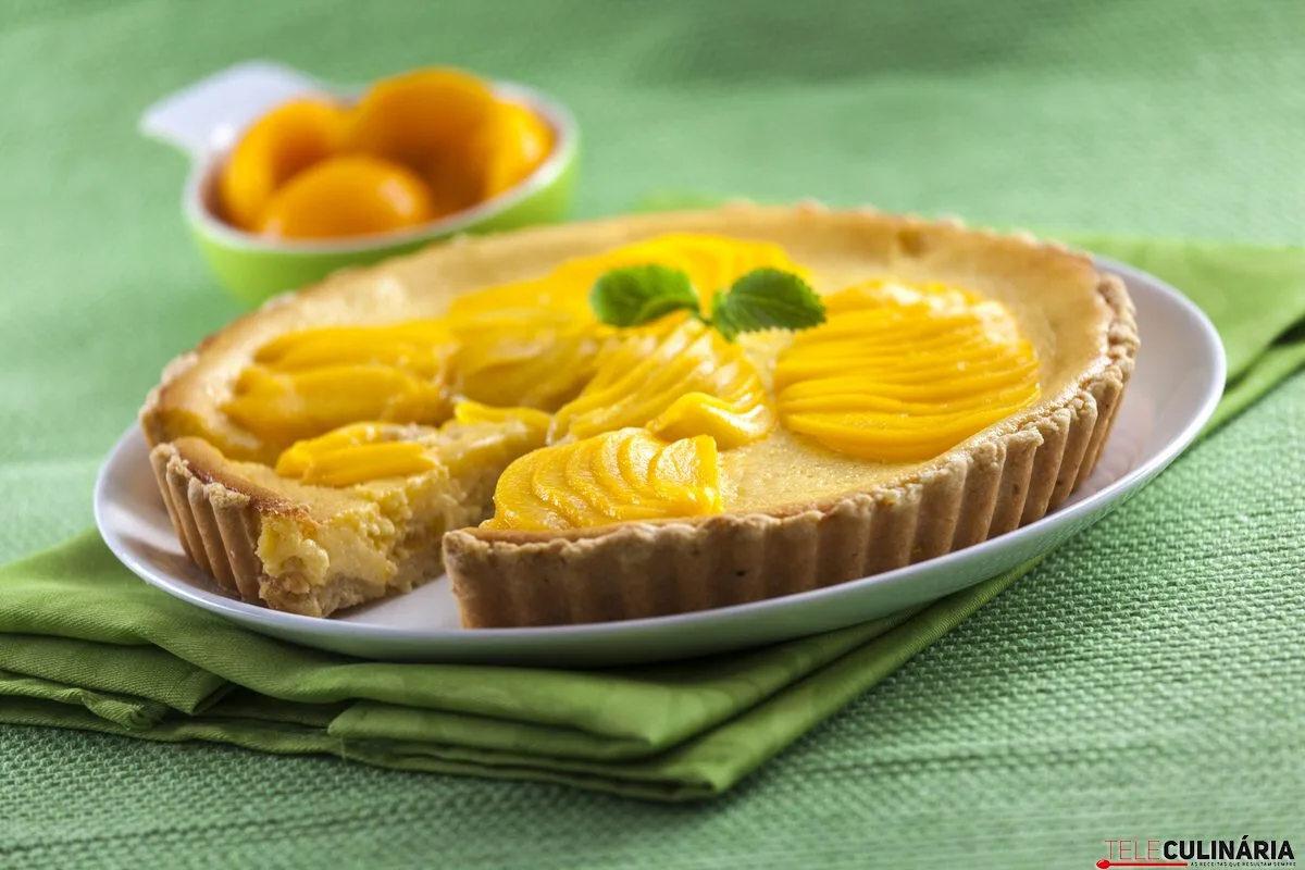 Cheesecake de pêssego