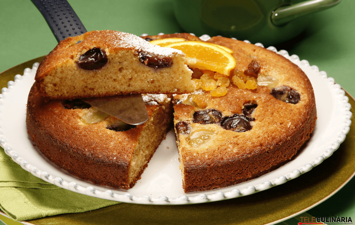 bolo de uva com moscatel