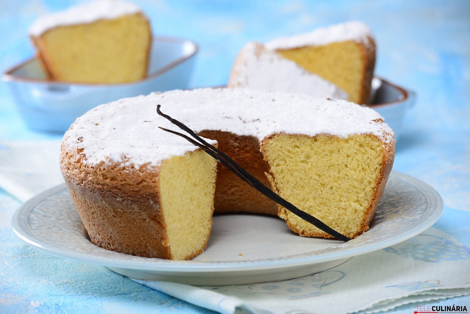 Bolo Simples Baunilhado