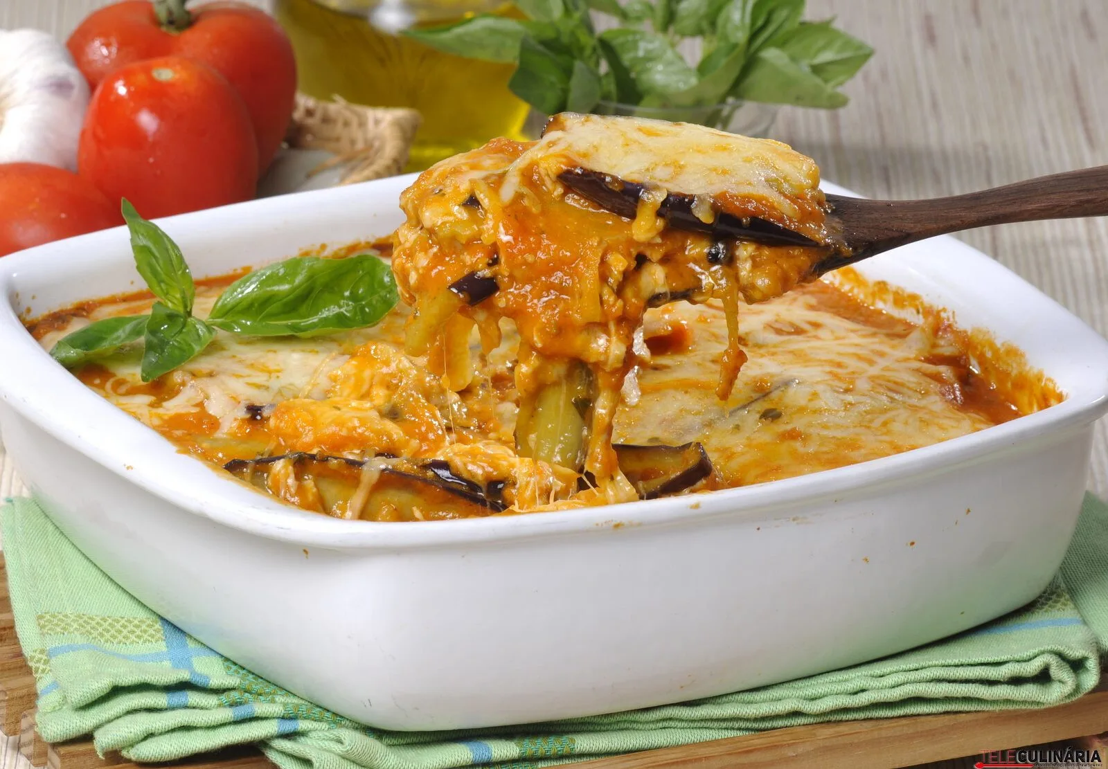 Parmegiana de beringelas (robot de cozinha)