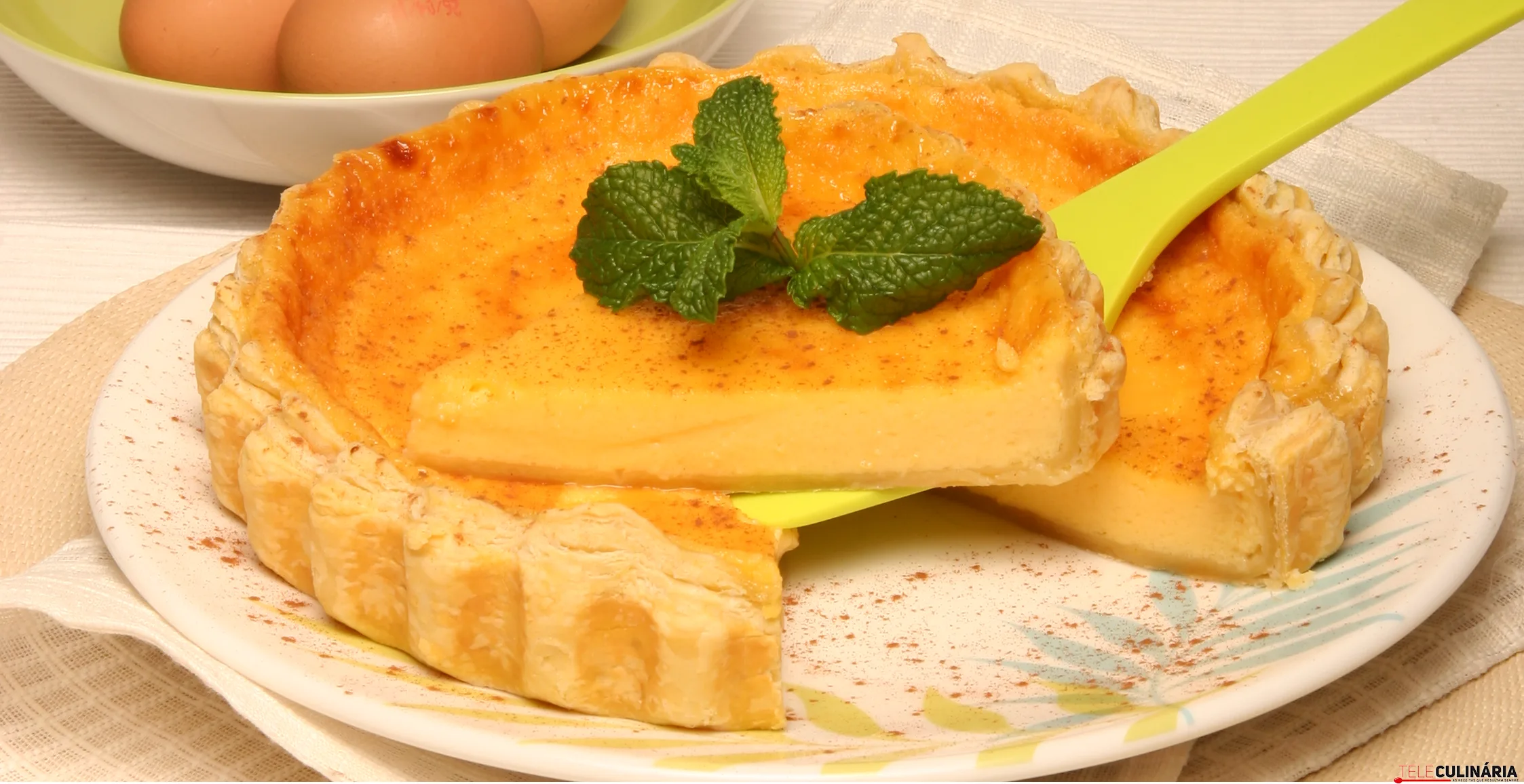 Tarte de pastel de nata (robot de cozinha)