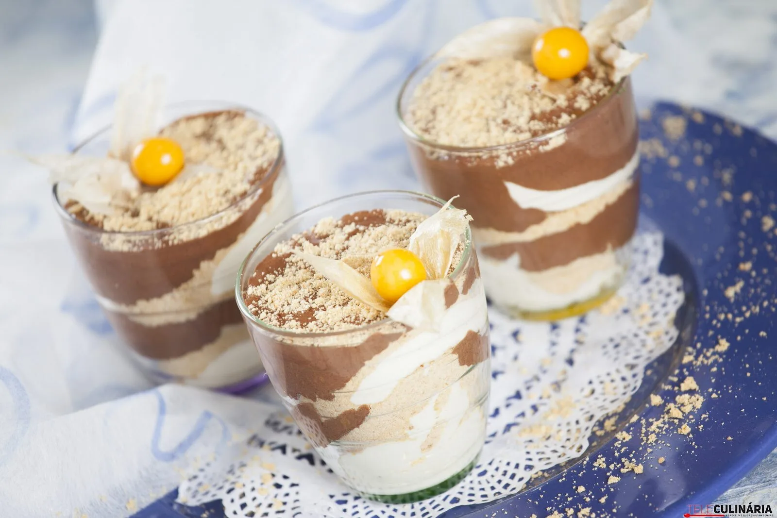 Duo de mousses com bolacha