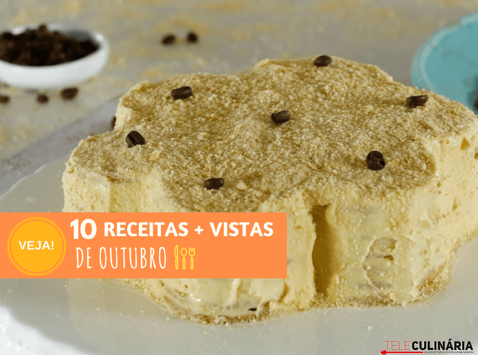 10 receitas mais vistas de outubro de 2017