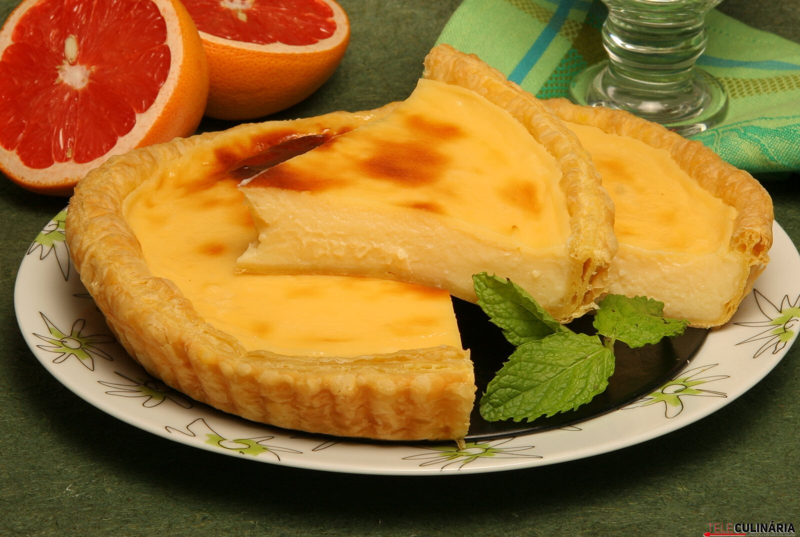 Tarte de creme de baunilha