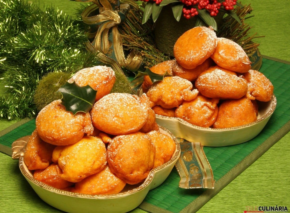 Filhoses de abobora e laranja