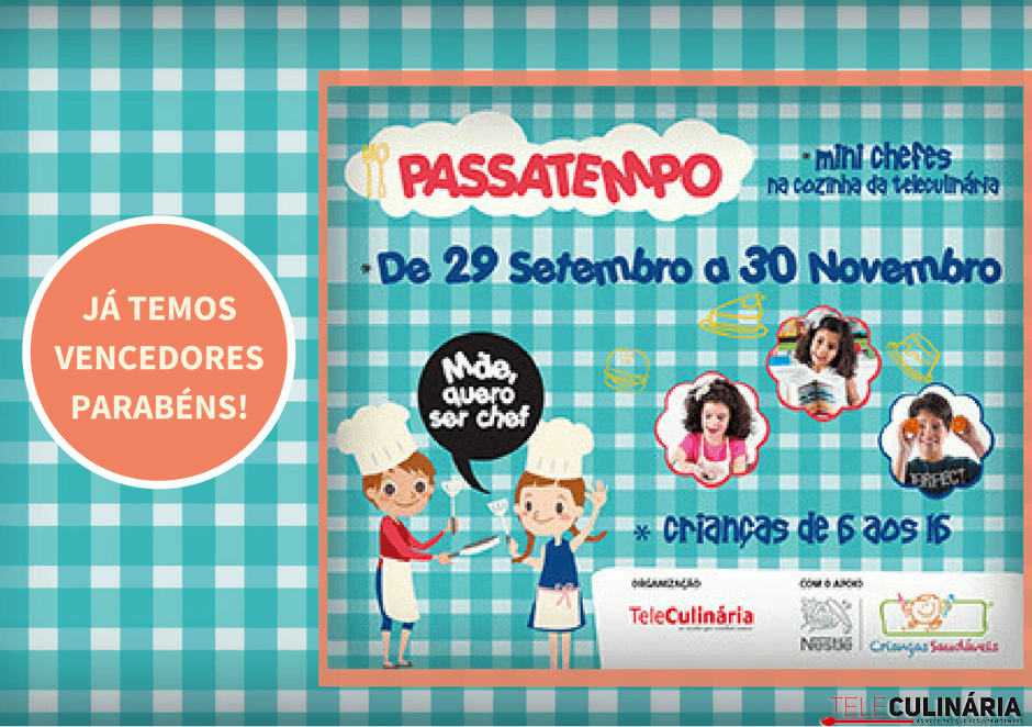 Os vencedores do Passatempo Mãe quero ser Chef já estão apurados
