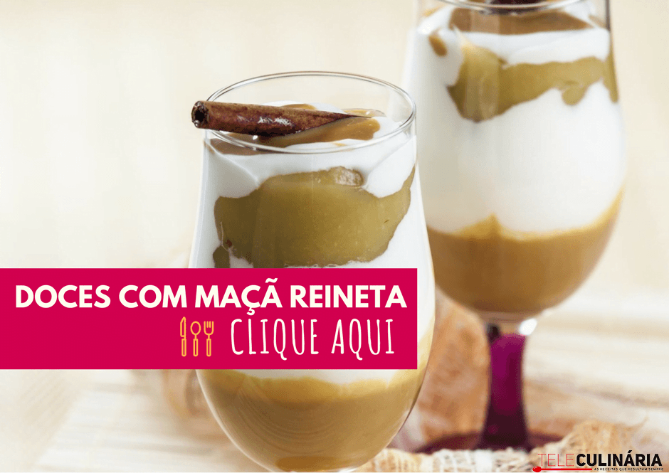 Doces com maçã reineta