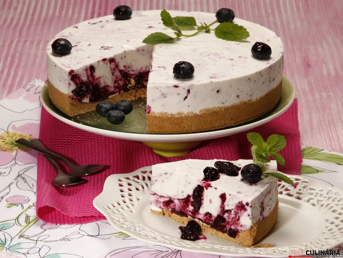 Cheesecake de mirtilos