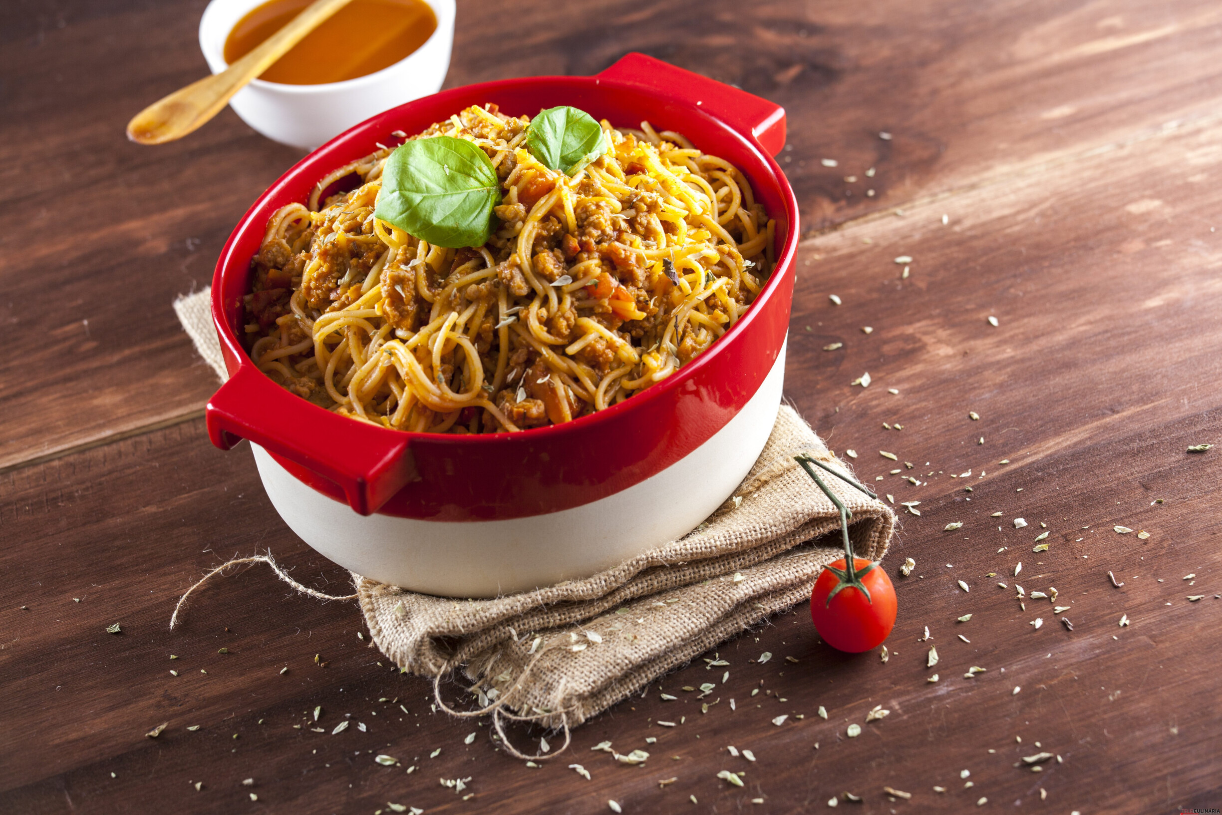 Receita de esparguete à bolonhesa