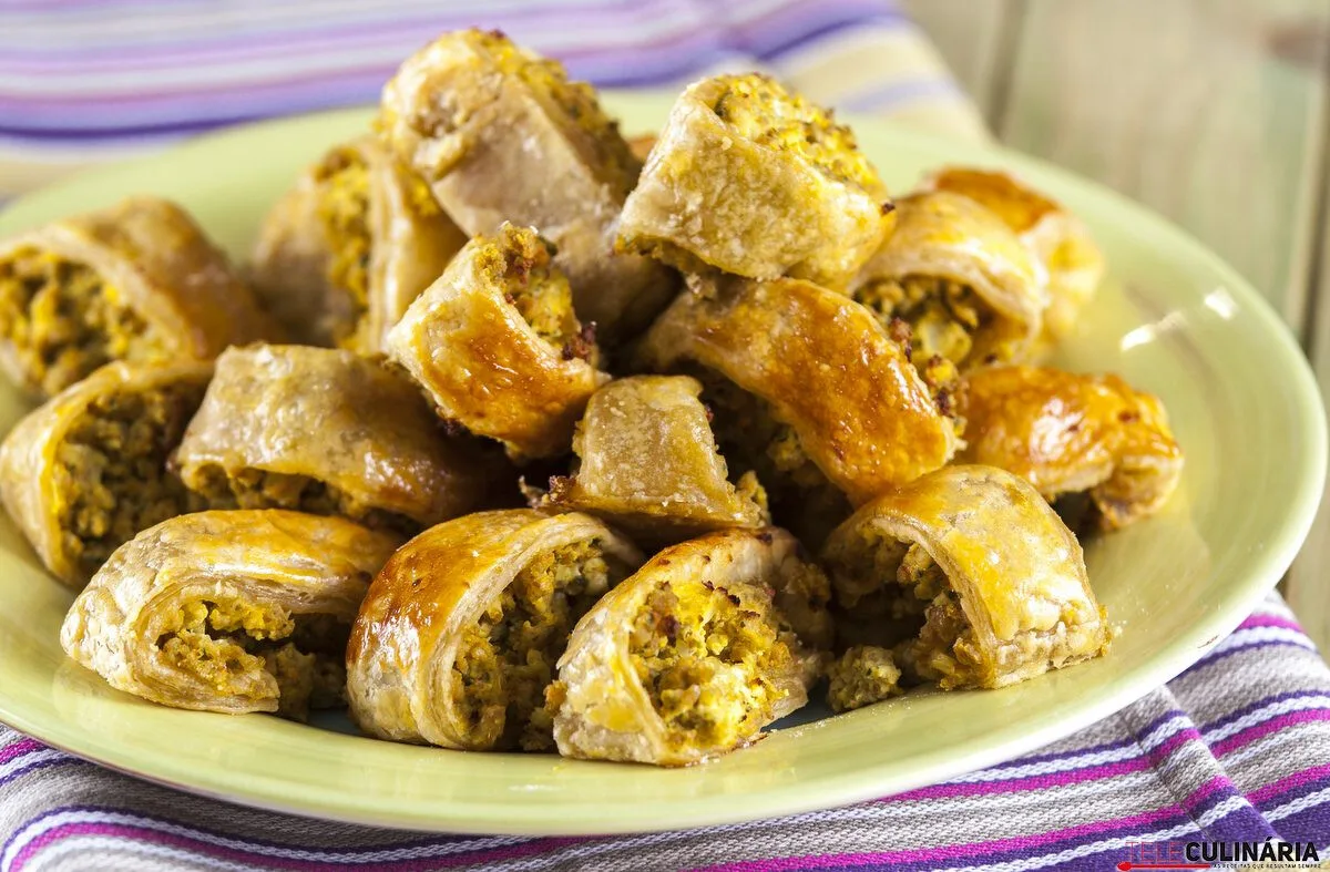 Folhadinhos de frango