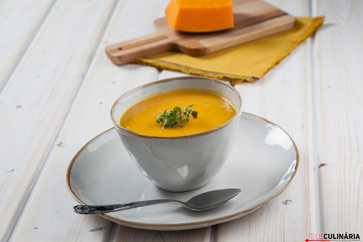Receita de creme de abóbora