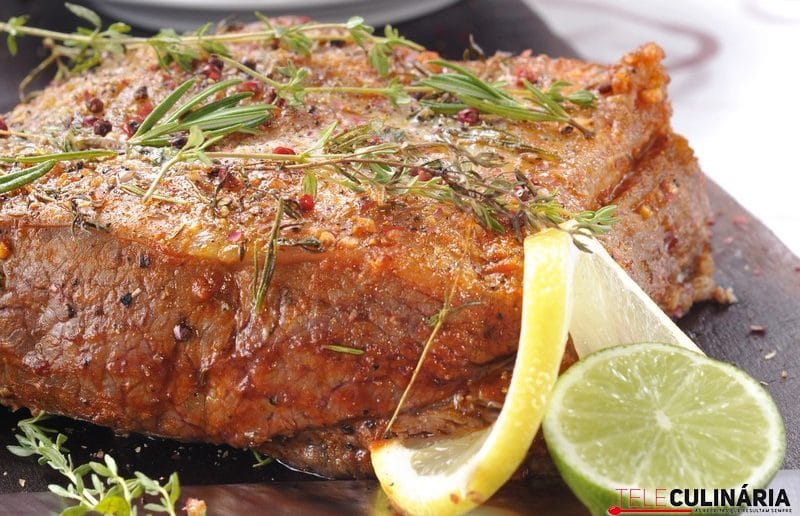 vitela assada no forno