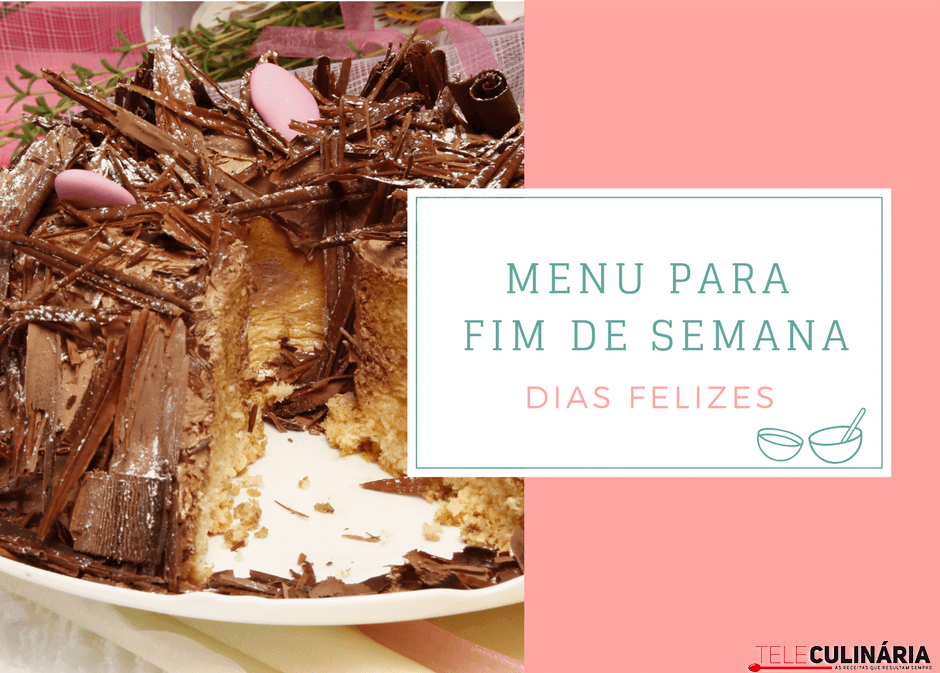 Menu para fim de semana #3