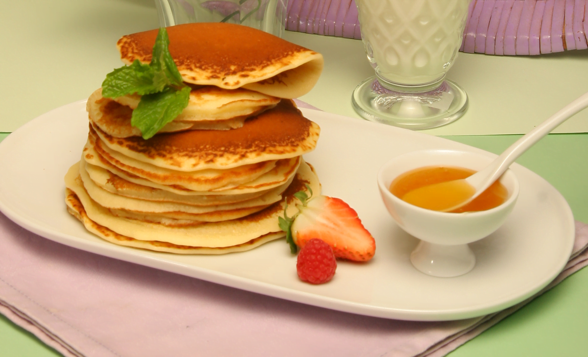 Panqueca saudável receita