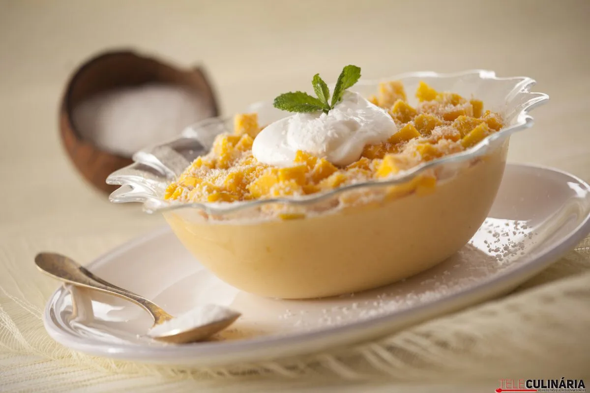 Doce de manga e coco