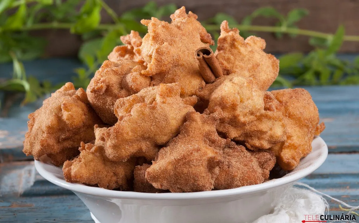 Receita de bolinhos de chuva