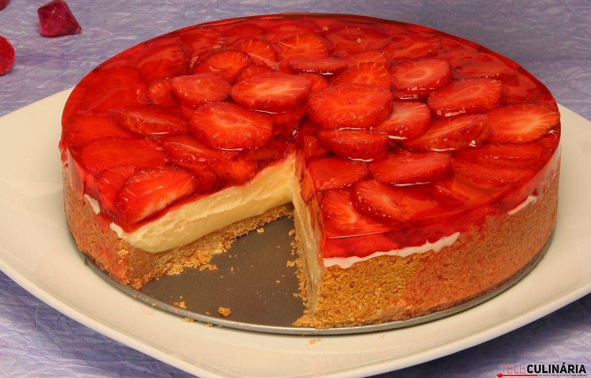 tarte de morangos