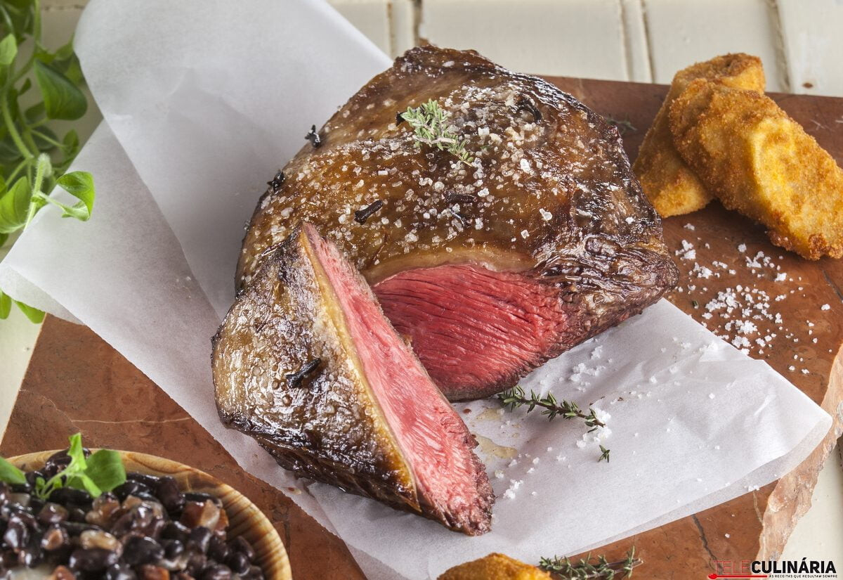 Picanha na frigideira