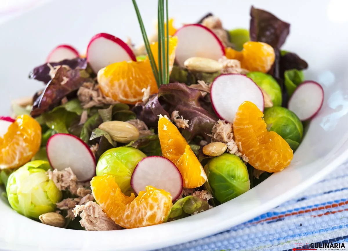 Salada de atum de primavera