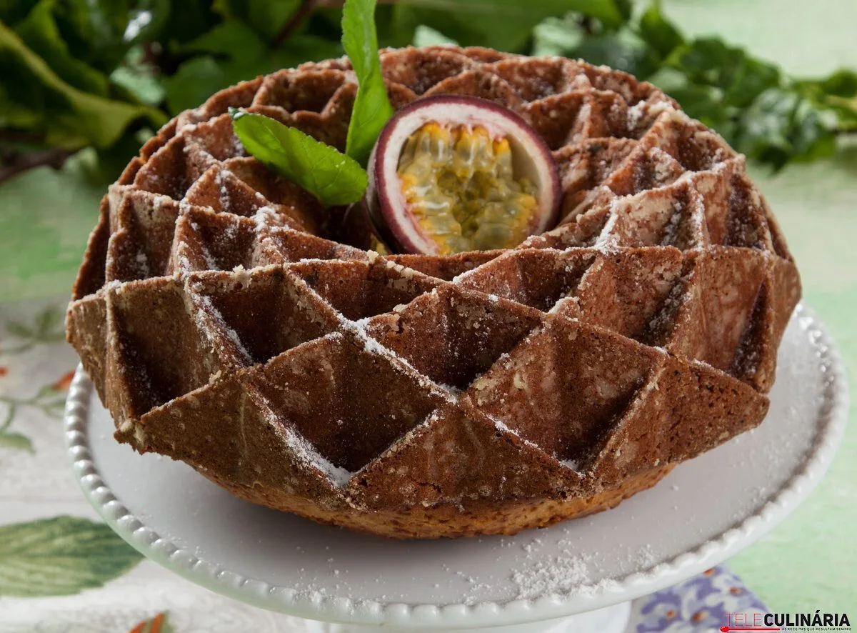 Receita de Bolo de maracujá