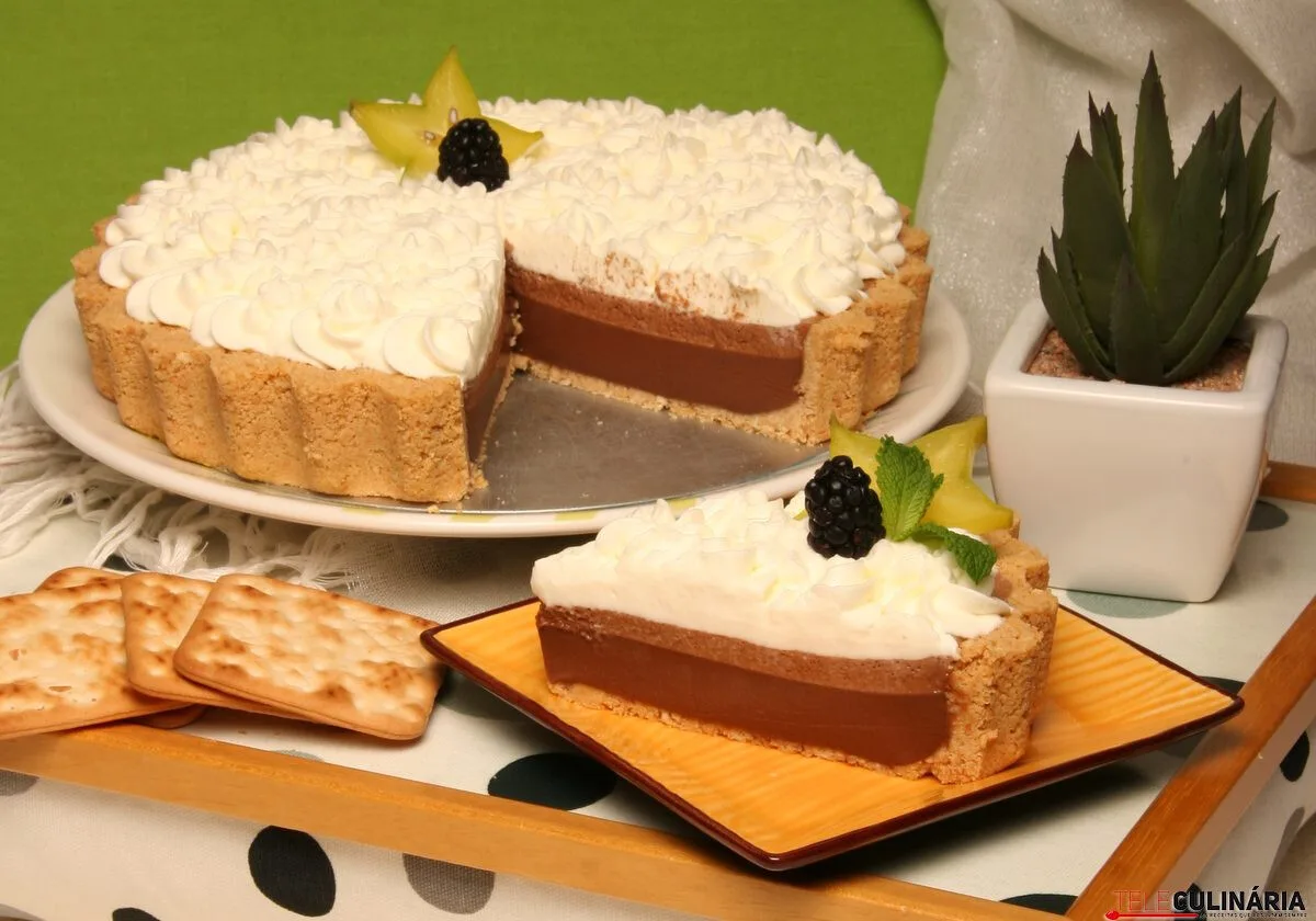 Delícia de chocolate e natas