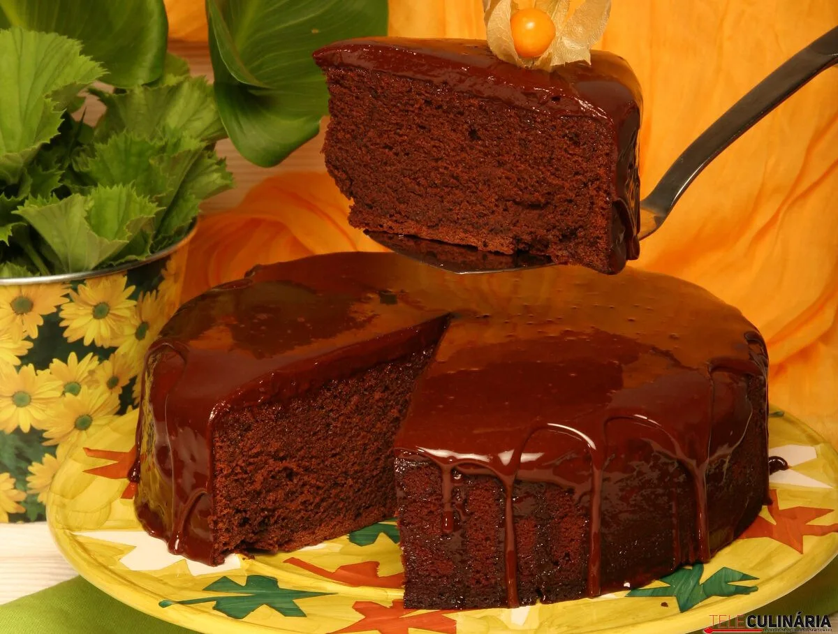 Bolo de chocolate com cerveja preta