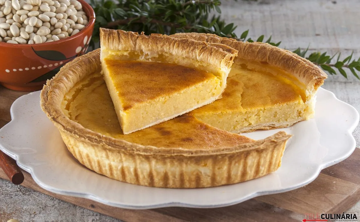 Tarte rústica de feijão