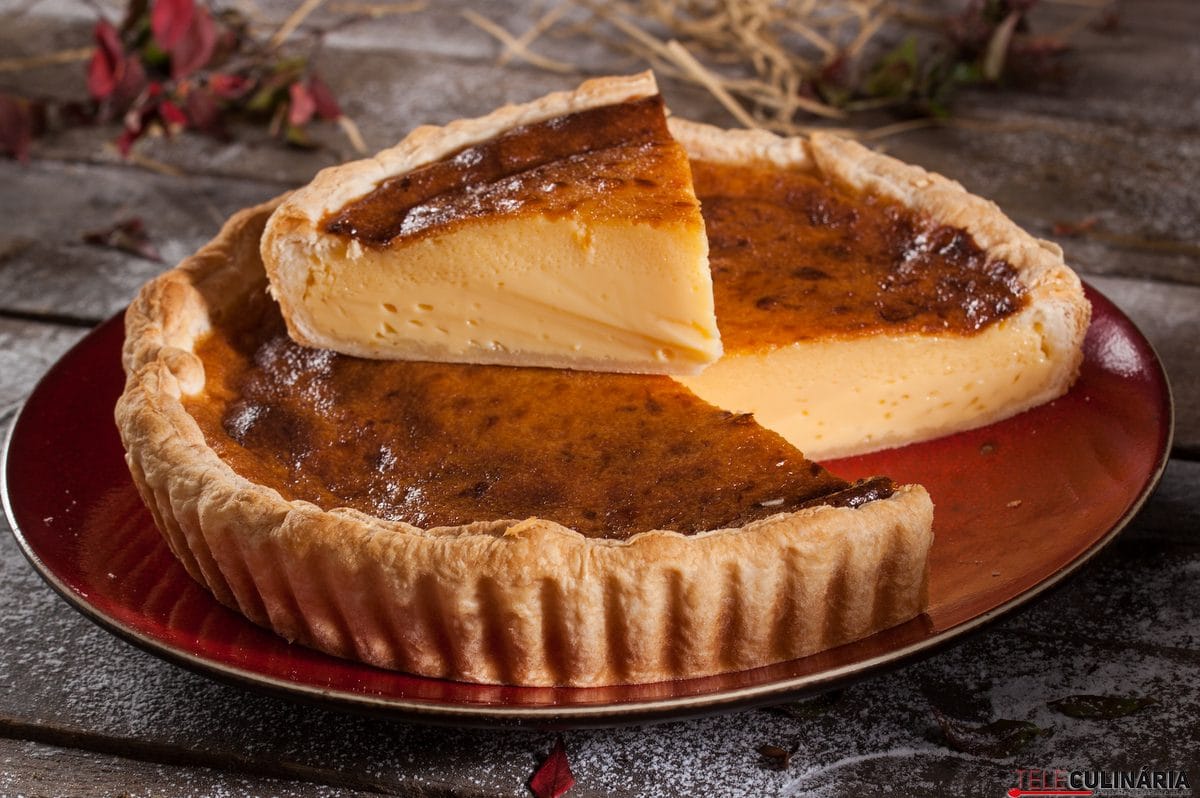 tarte de natas com leite condensado