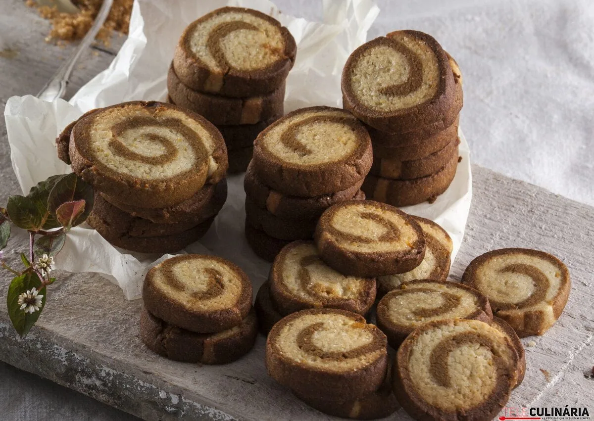 Espirais de gengibre e limão