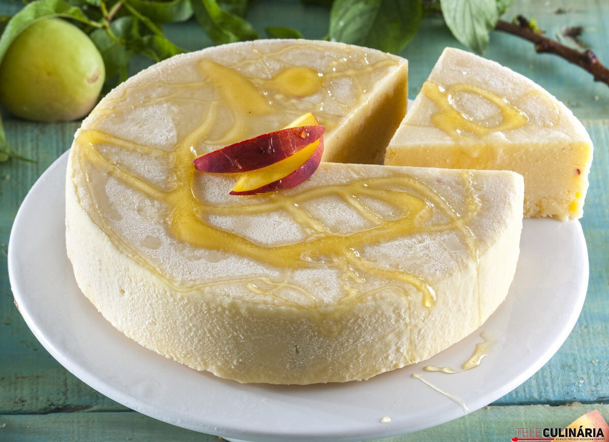 Gelado de pêssego