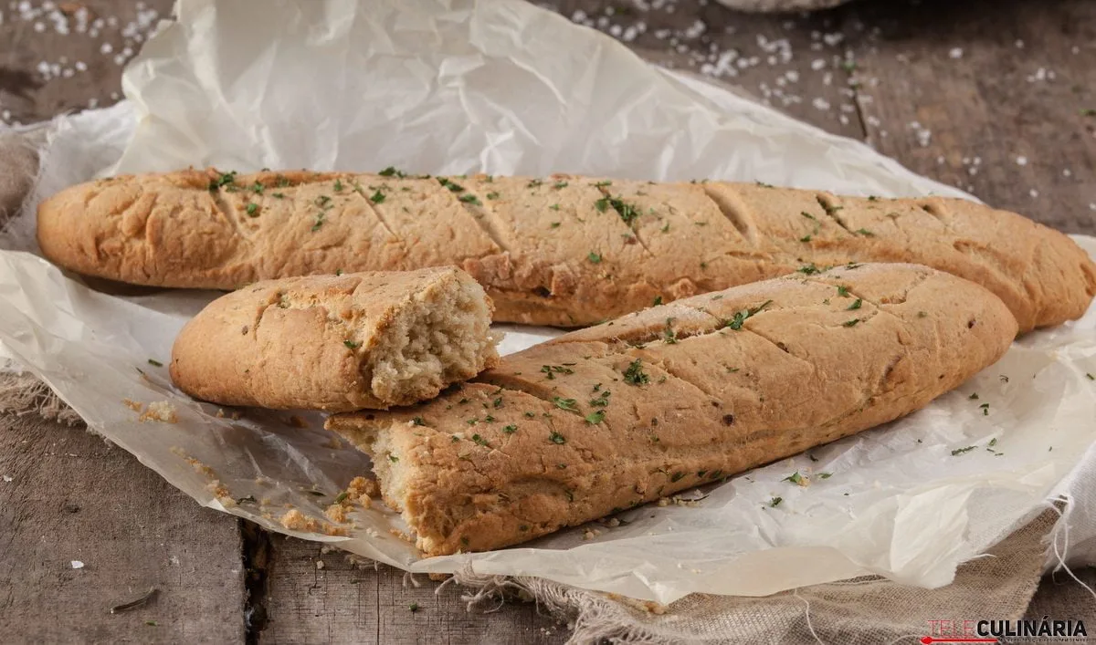 Pão de alho caseiro