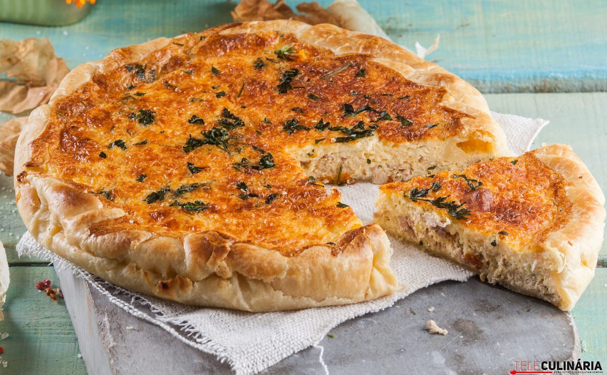 Receita de quiche de atum