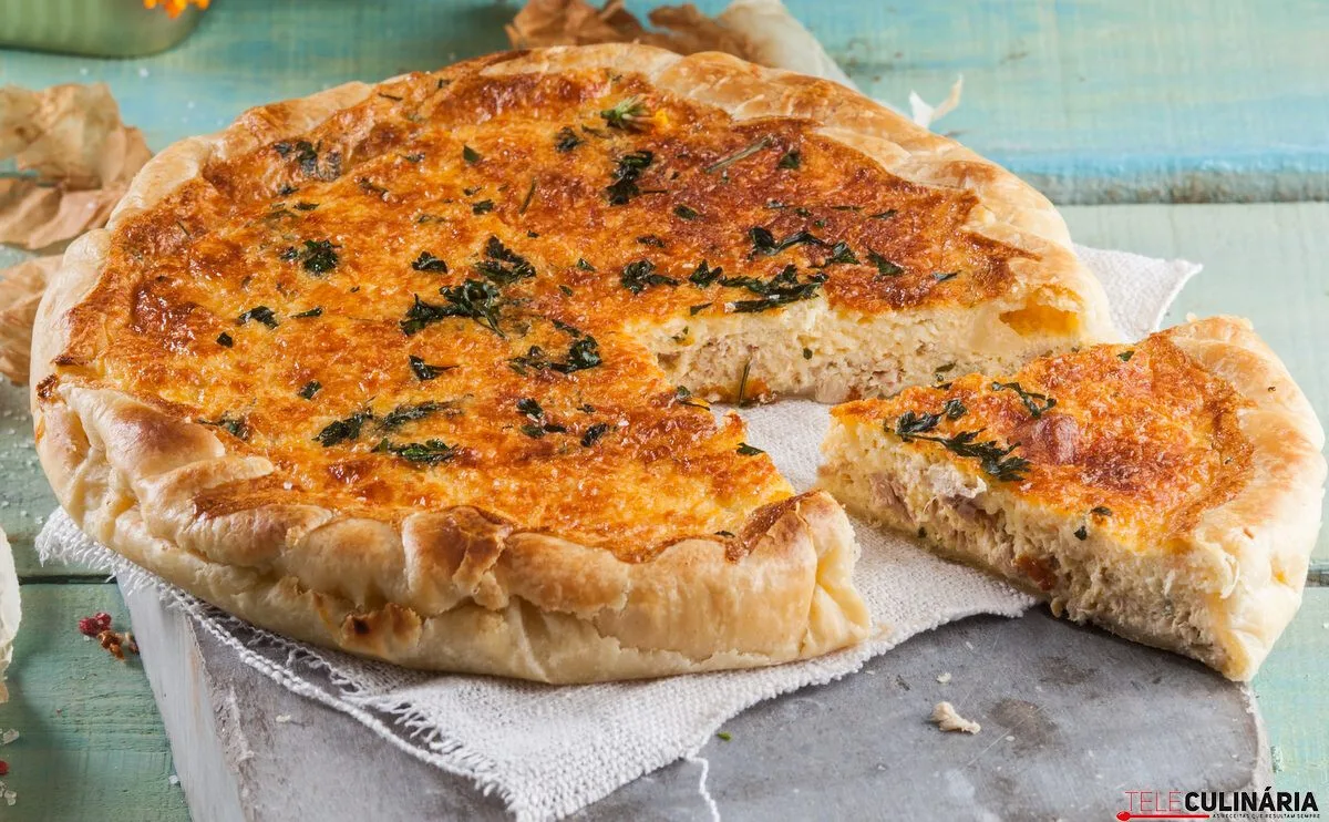 Receita de quiche de atum