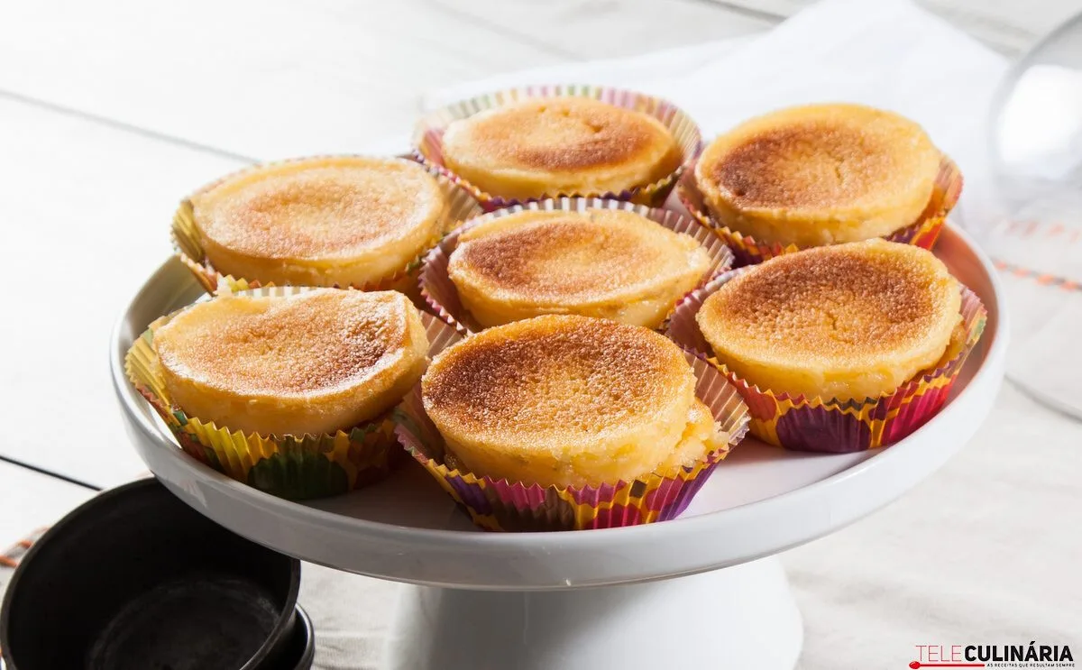 Queijadas fáceis de requeijão