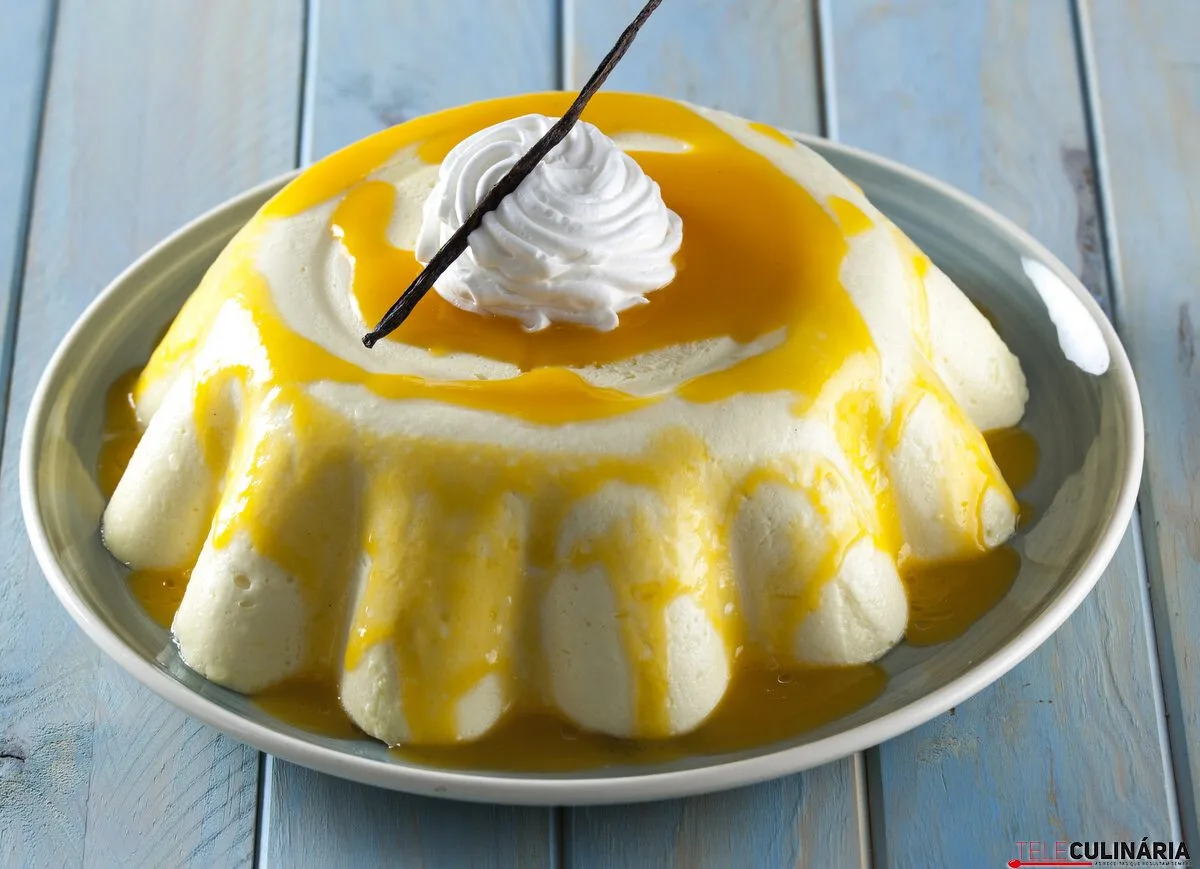 Bavaroise de baunilha (robot de cozinha)