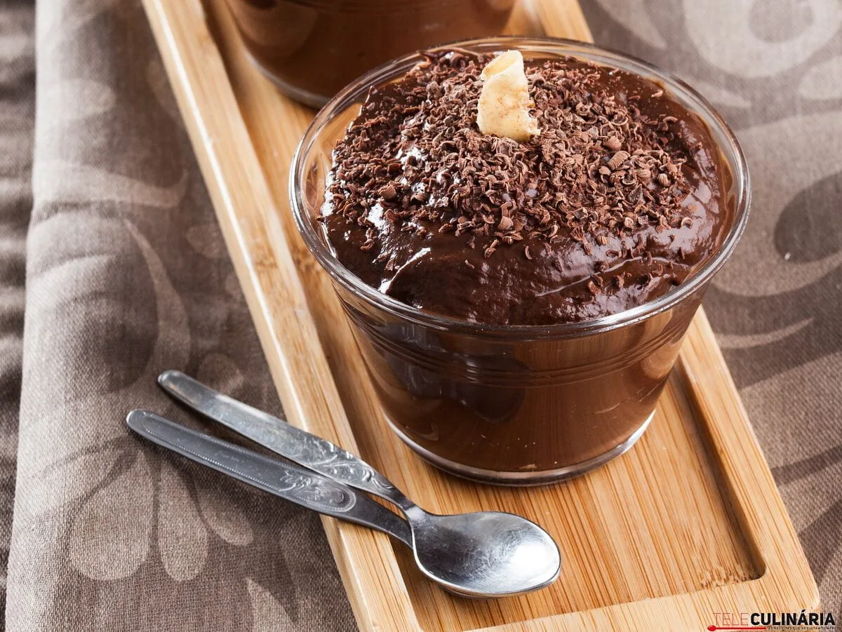 Mousse de chocolate saudável