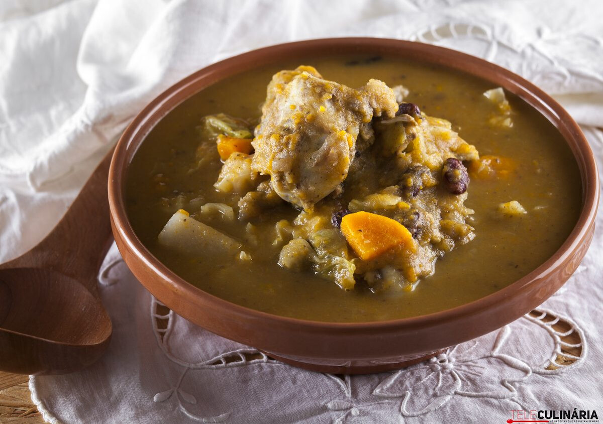 Sopa de feijão à antiga
