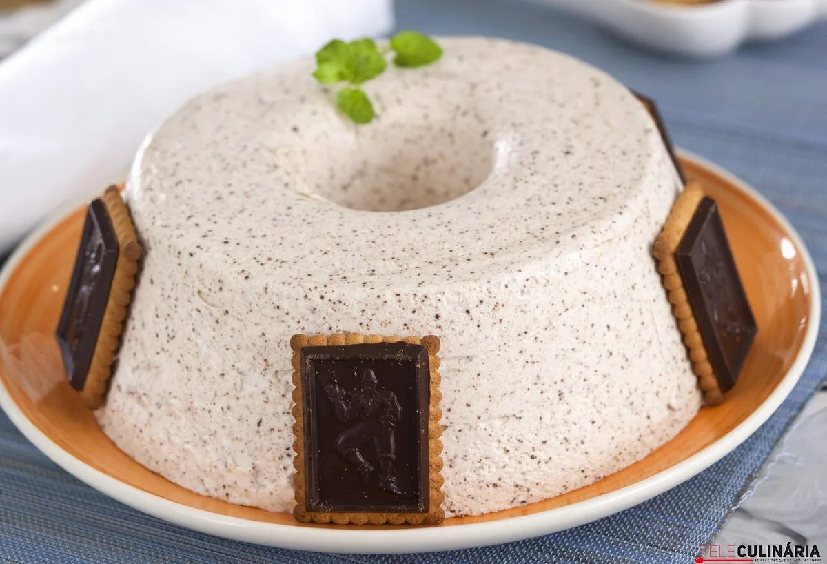 Pudim frio de bolacha (robot de cozinha)
