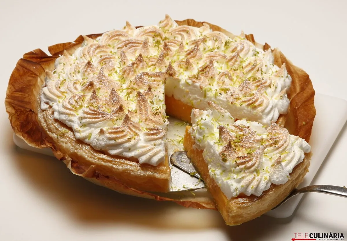 Receita de tarte de lima merengada