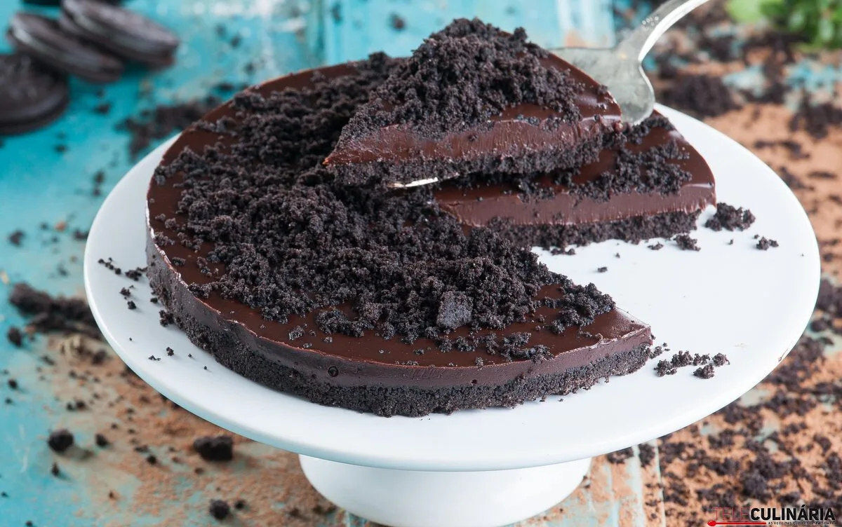 Tarte de chocolate negro