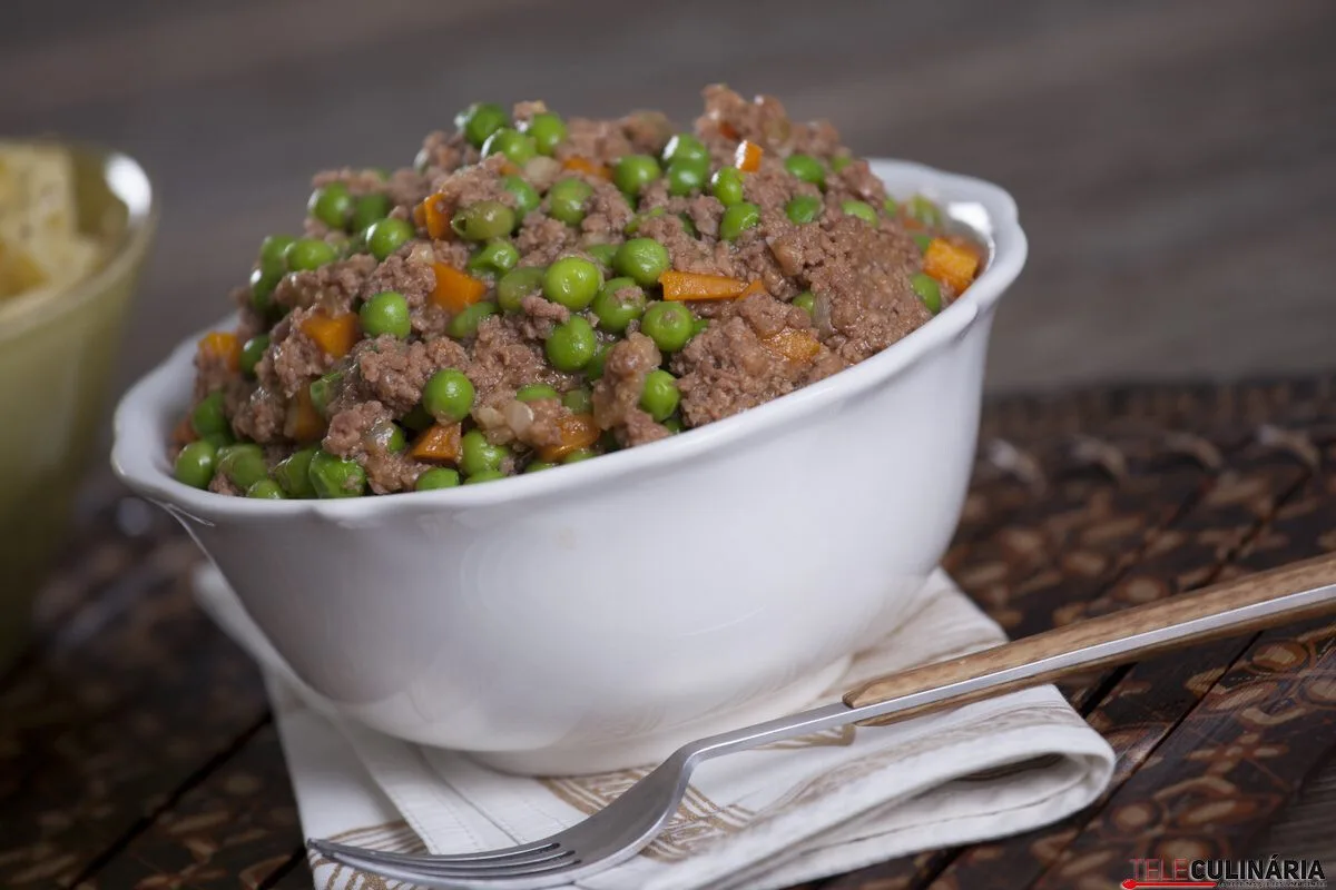 Rapidinha de carne (robot de cozinha)