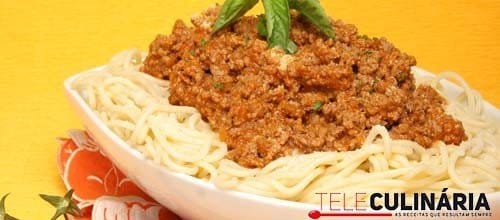 Esparguete À Bolonhesa