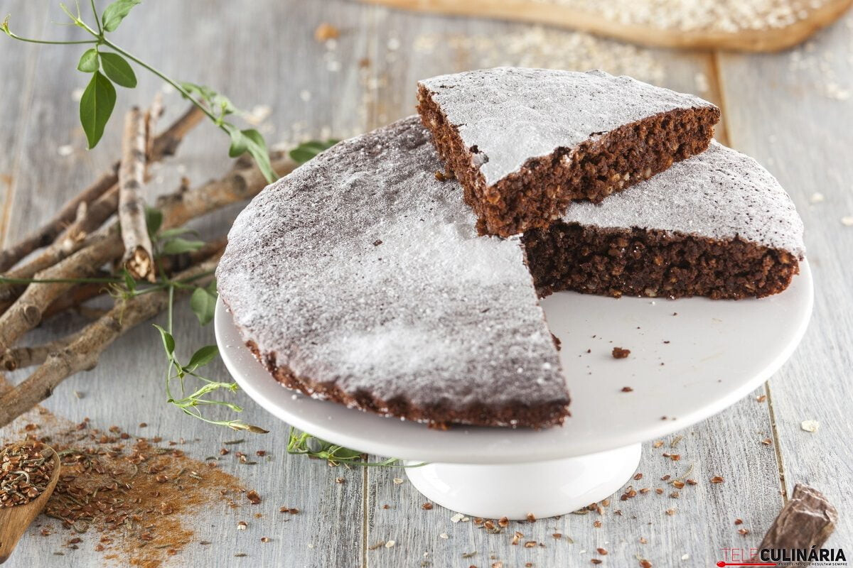 Receita de tarte de alfarroba