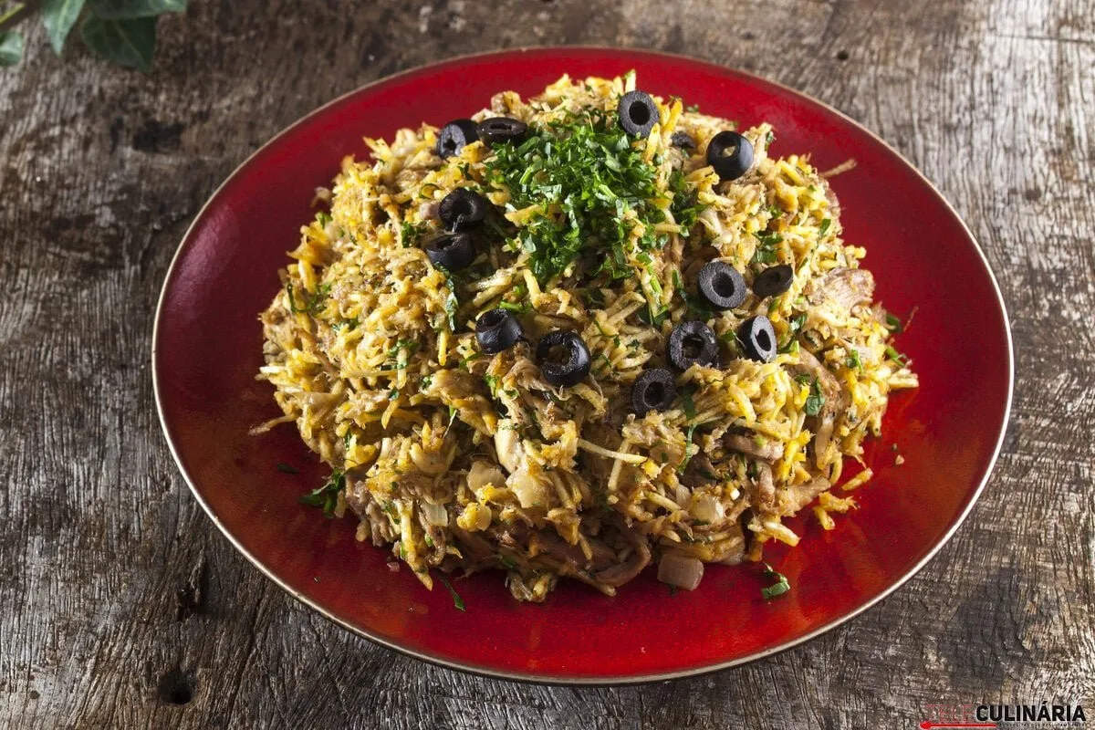 Receita fácil de frango à Brás