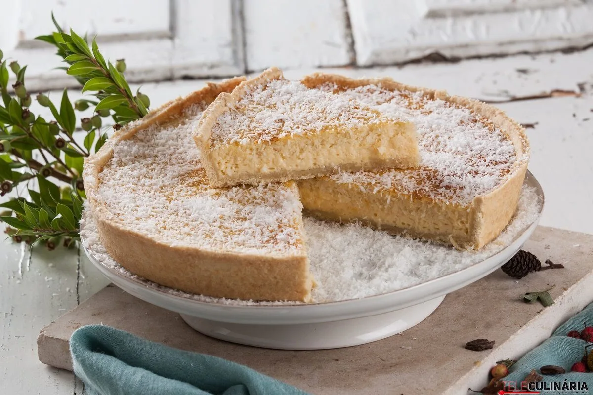 Tarte de creme de coco